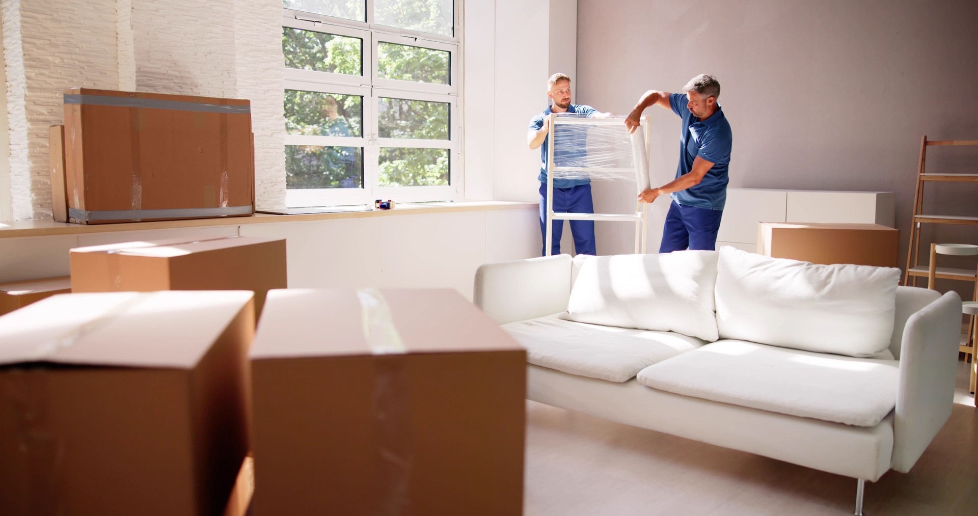 Professional Furniture Movers Wrapping